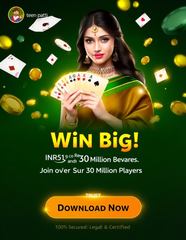 Teen Patti Gold Real Cash Banner